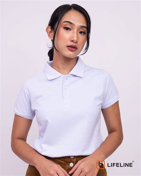 Women's White Polos 